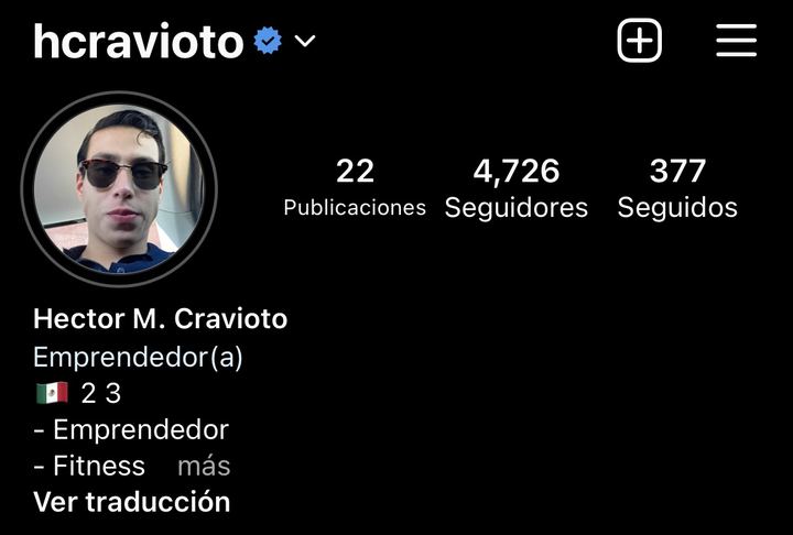 Cuenta con 4,726 seguidores